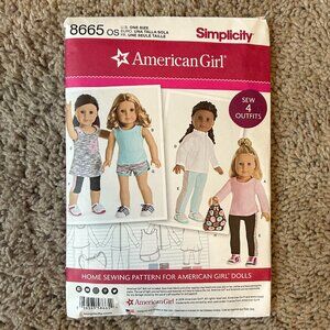 American Girl Home Sewing Pattern (4 outfit patterns)